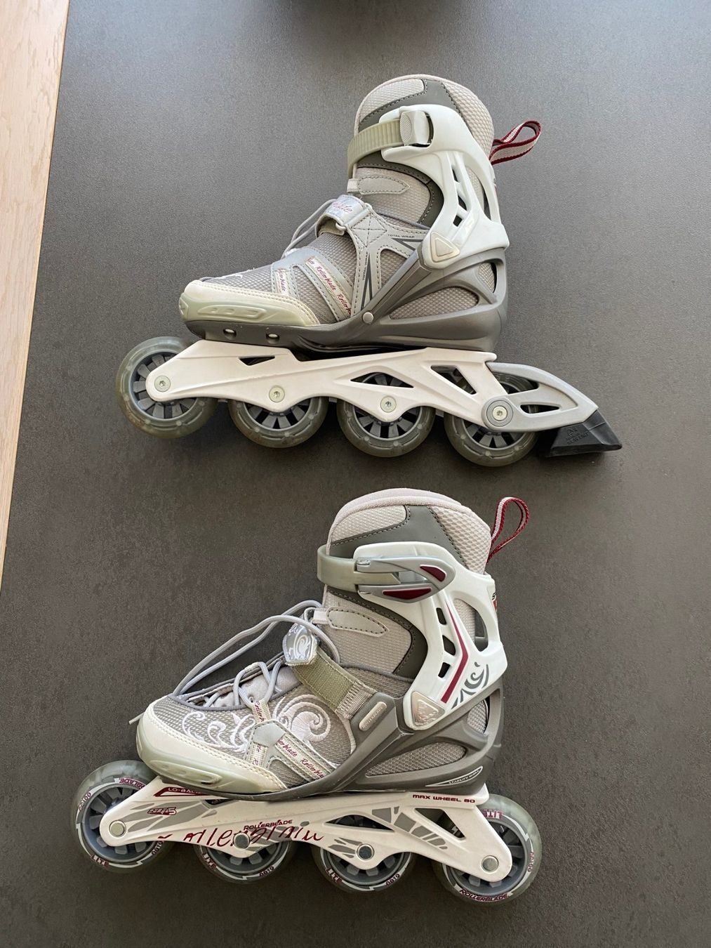 Pattini in linea & Pattini a rotelle: Rollerblade Spark 80 W, patins inline 37 filles – Usato da Meyrin venduto da Abac007
