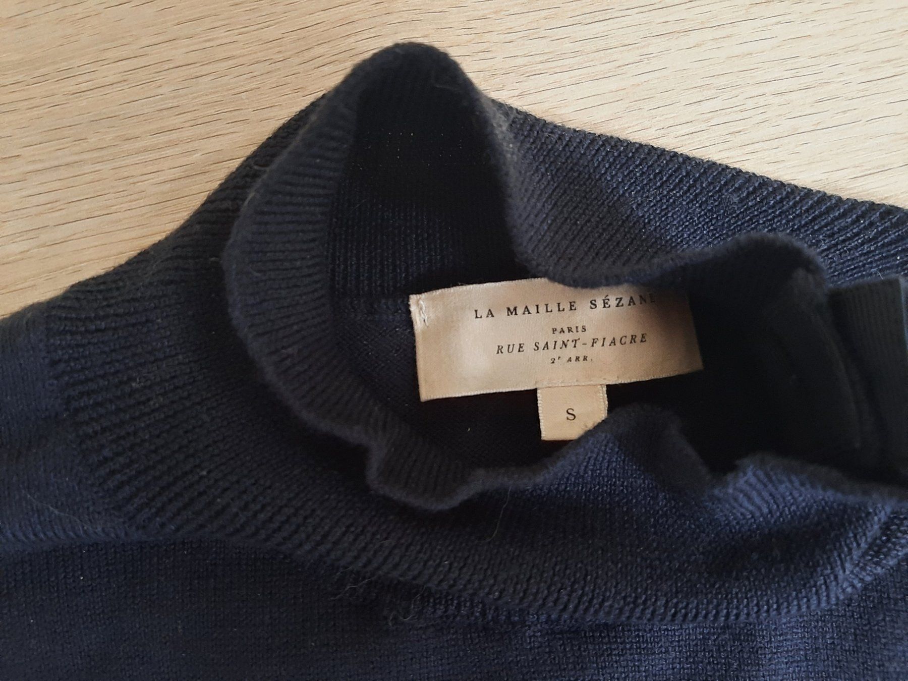 Sezane Maglioni & Felpe: Sézane Jacob Pullover in Navy blue, Size S – Usato da Fribourg venduto da metalhands 3
