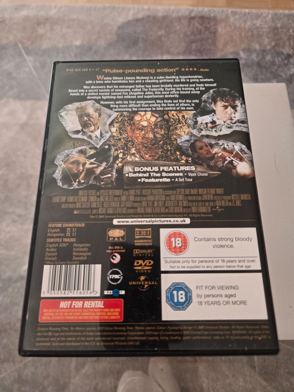 Tous les DVDs: Wanted DVD – D'occasion à Bussigny par Kfdlt 1