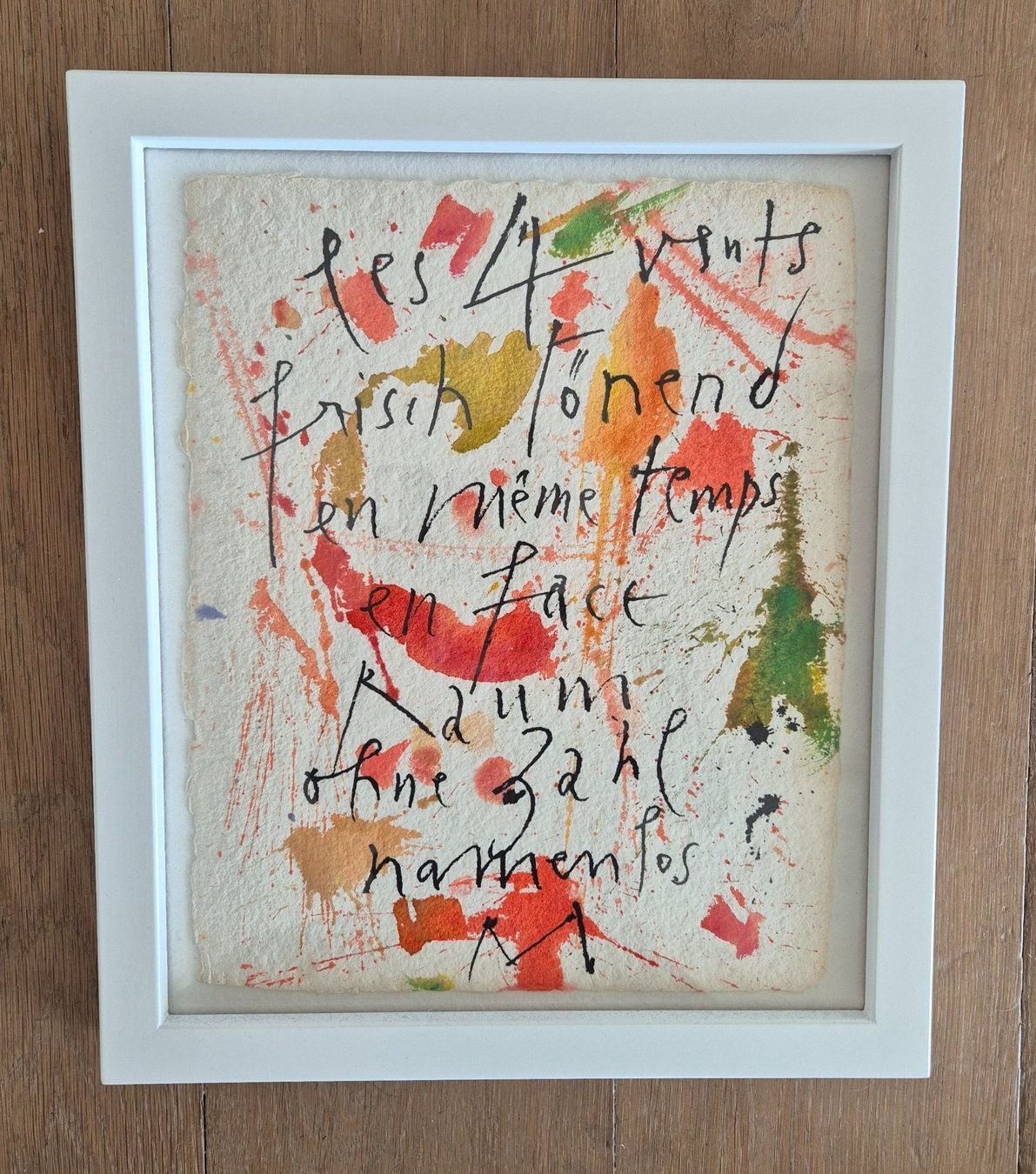 Dipinti: Rudolf Mumprecht, Original, Mischtechnik, signiert – Usato da Worb venduto da sonderblume07