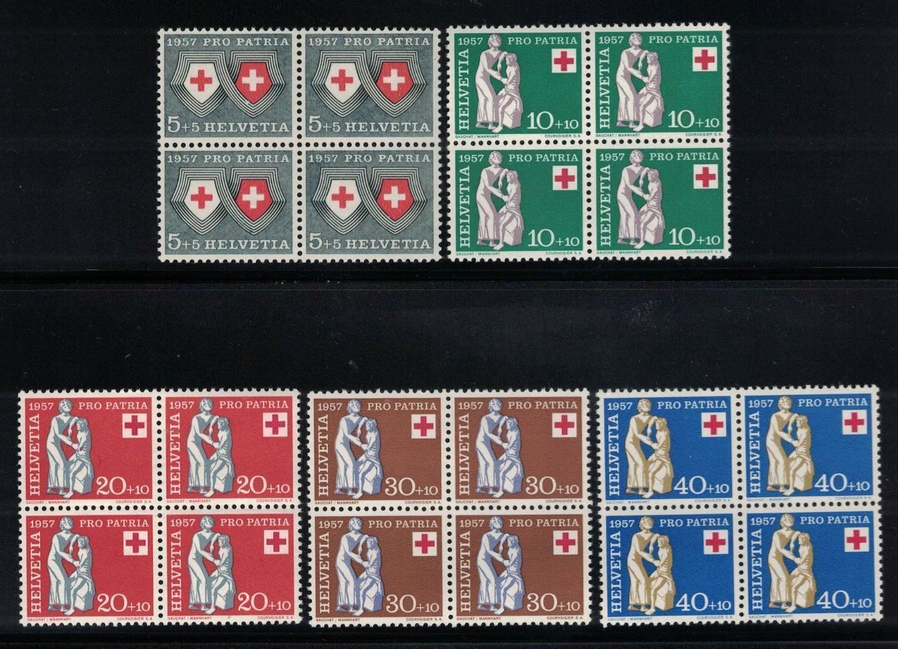 Tutti i francobolli: 1957 (B81-B85) ** – Nuovo (secondo la descrizione) da Birsfelden venduto da jas54