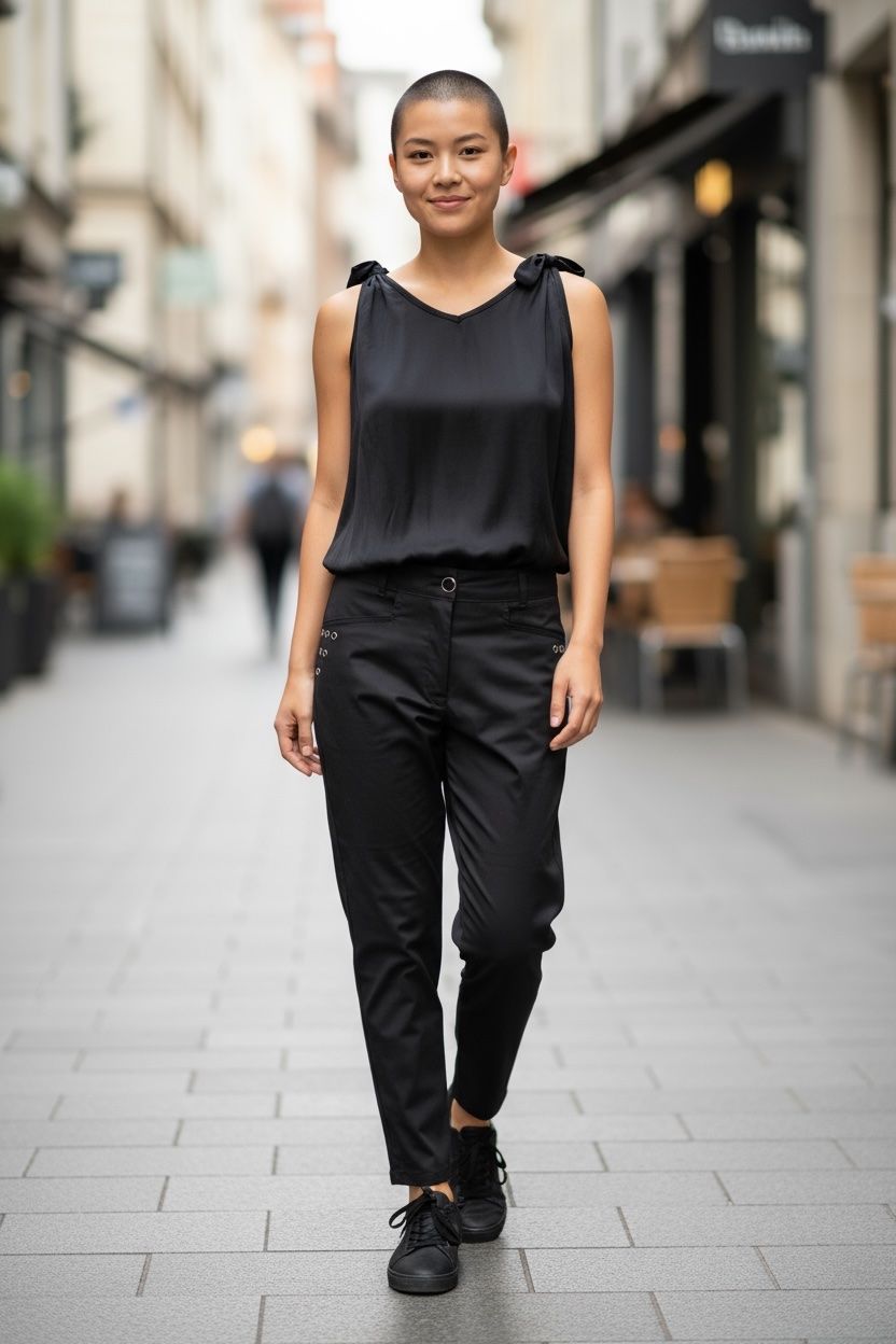 Hosen: Maloka pantalon noir - neuf - taille 2 – Neu und originalverpackt aus Vuisternens-Romont von gol_xp6p