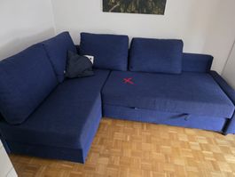 Ecksofa / Schlafsofa blau - Ikea Friheten / wenig gebraucht