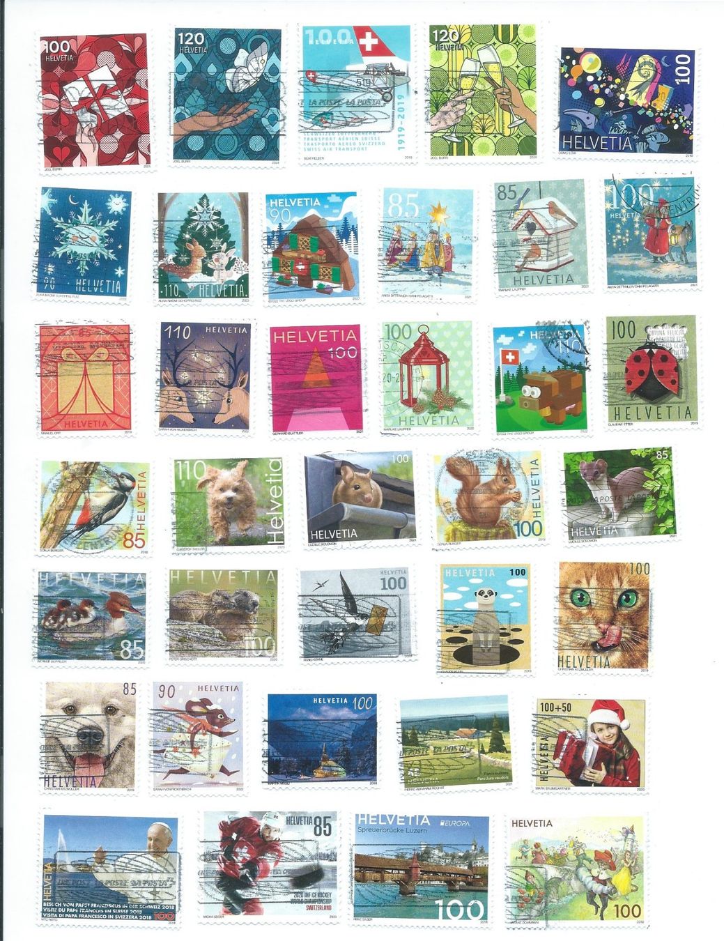 Tous les timbres: Lot neuere Briefmarken ab 2018 – D'occasion à Mönchaltorf par Bantu7