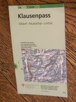 Landkarte: Klausenpass - 1:50‘000 - 2023 - SWISSTOPO