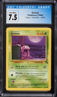 1999 Pokemon Fossil Grimer #48 CGC 7.5 NRMT+