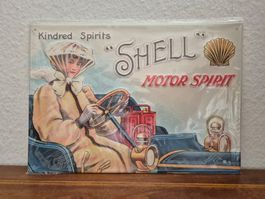 Blechschild Shell Tankstelle Tanksäule Limitiert 2001 Blech