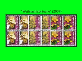 Viererblock-Serie "Weihnachtsbräuche" (2007)