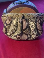 Edle Vintage Handtasche aus Schlangenleder, Top Zustand!