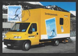 Maximumkarte 1068 Sonderst. S. 1843 St. Moritz 1.-16.2.2003
