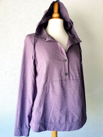 MARMOT BLUSE SHIRT LILA M KAPUZE TOP zu HOSE BOOTS JACKE