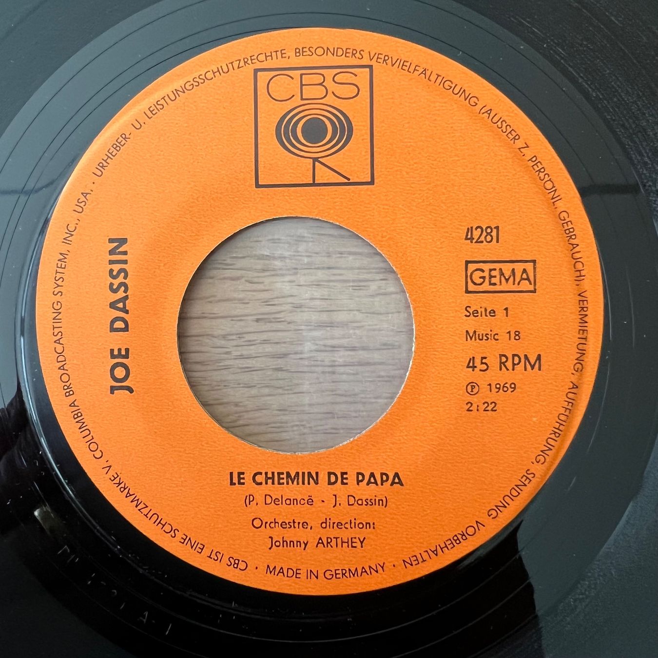 Dischi in vinile: Joe Dassin - Le Chemin De Papa / 1. D-Press. 1969 – Usato da Gais venduto da soundcave57 2