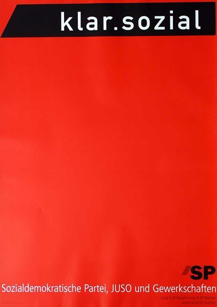 Poster & Bilder: klar.sozial – Neu (gemäss Beschreibung) aus Bern von Vintage-Art-Poster