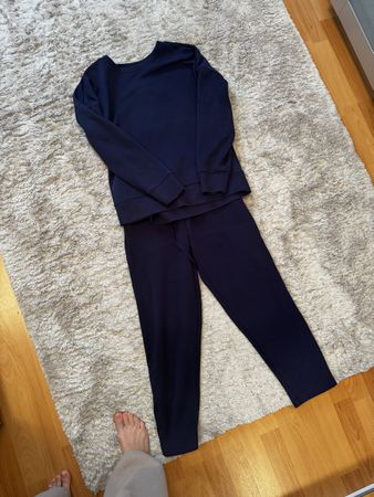 Comfy Christian Berg Loungewear Set Navy Blue S/XS