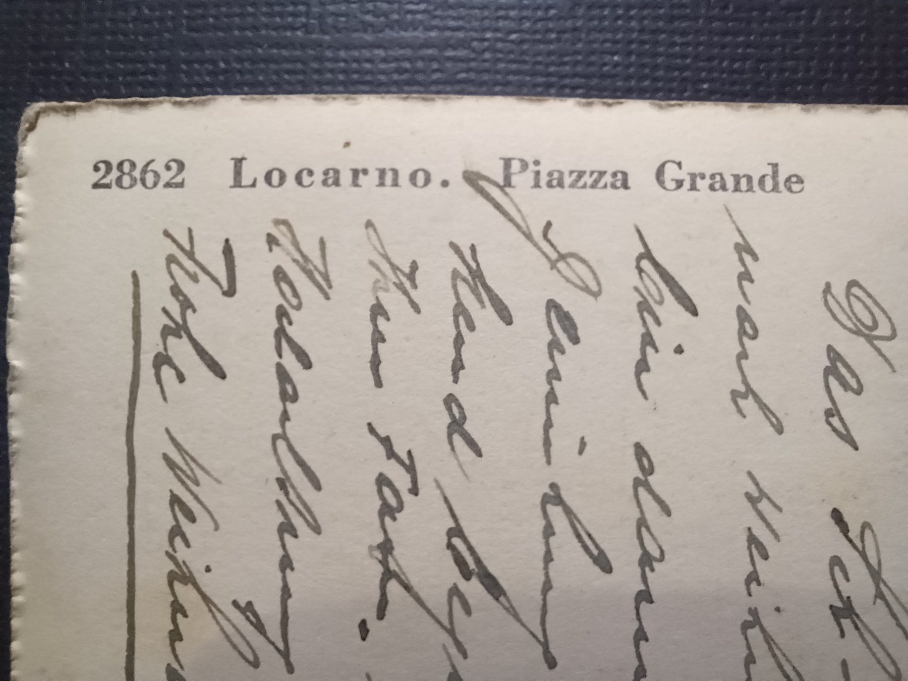 Cartoline postali: TI, Locarno Piazza Grande, 1948 – Usato da Aarau Rohr venduto da mgvw 2