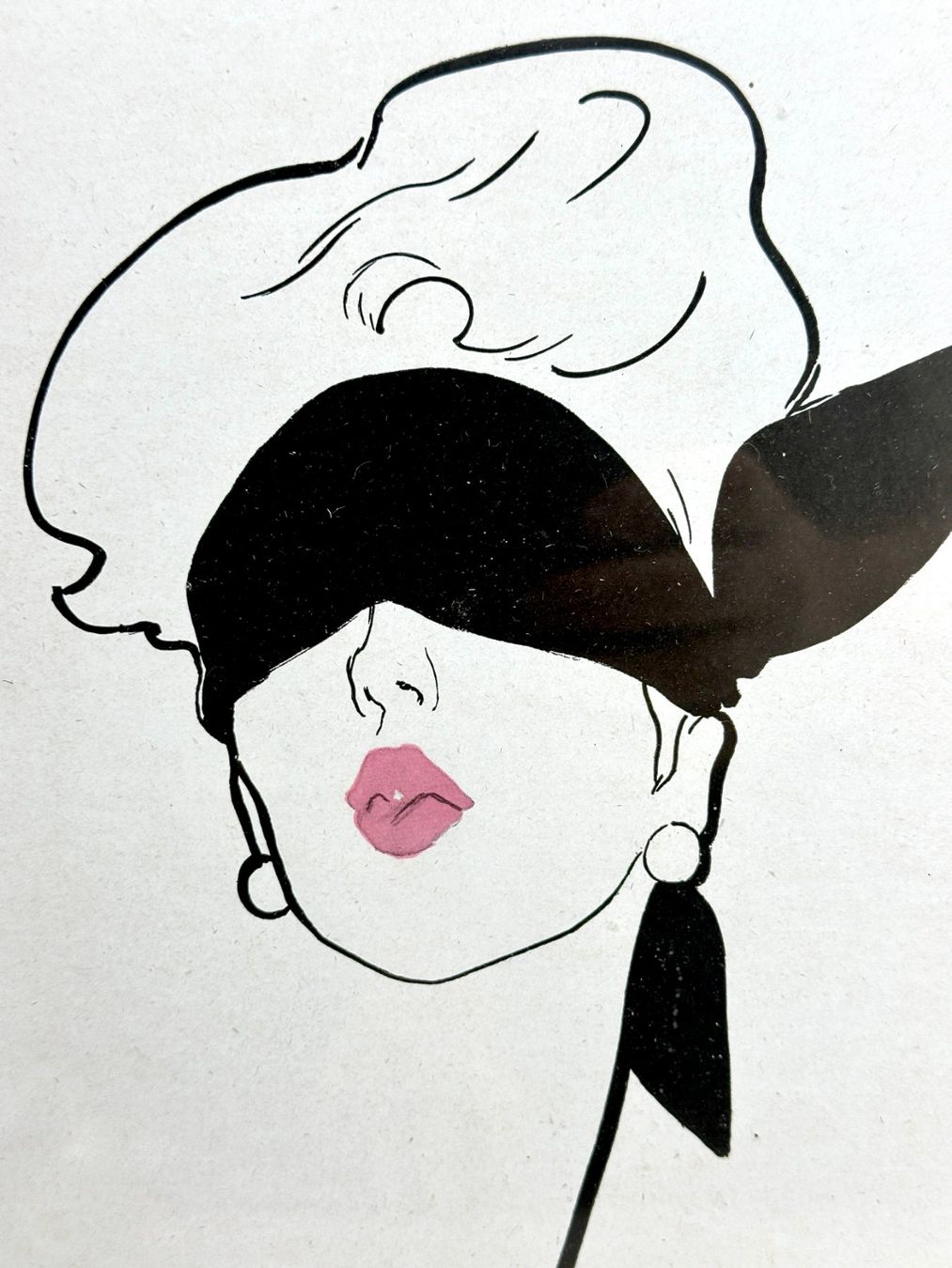 Poster & Bilder: Affiche originale DIOR "Le Rouge Baiser" RENÉ GRUAU 1948 – Gebraucht aus Morges von vintix 2