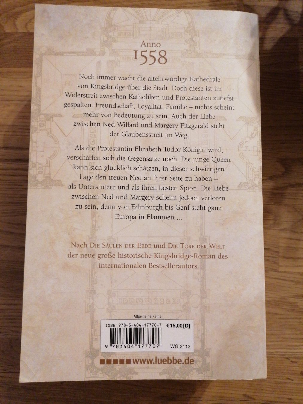 Libri: Ken Follett - Das Fundament der Ewigkeit – Usato da Leuk-Stadt venduto da See_Lin 1