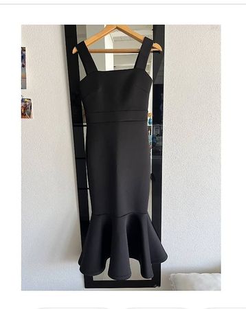 elegant & feminin black cocktaildress - true violet size M