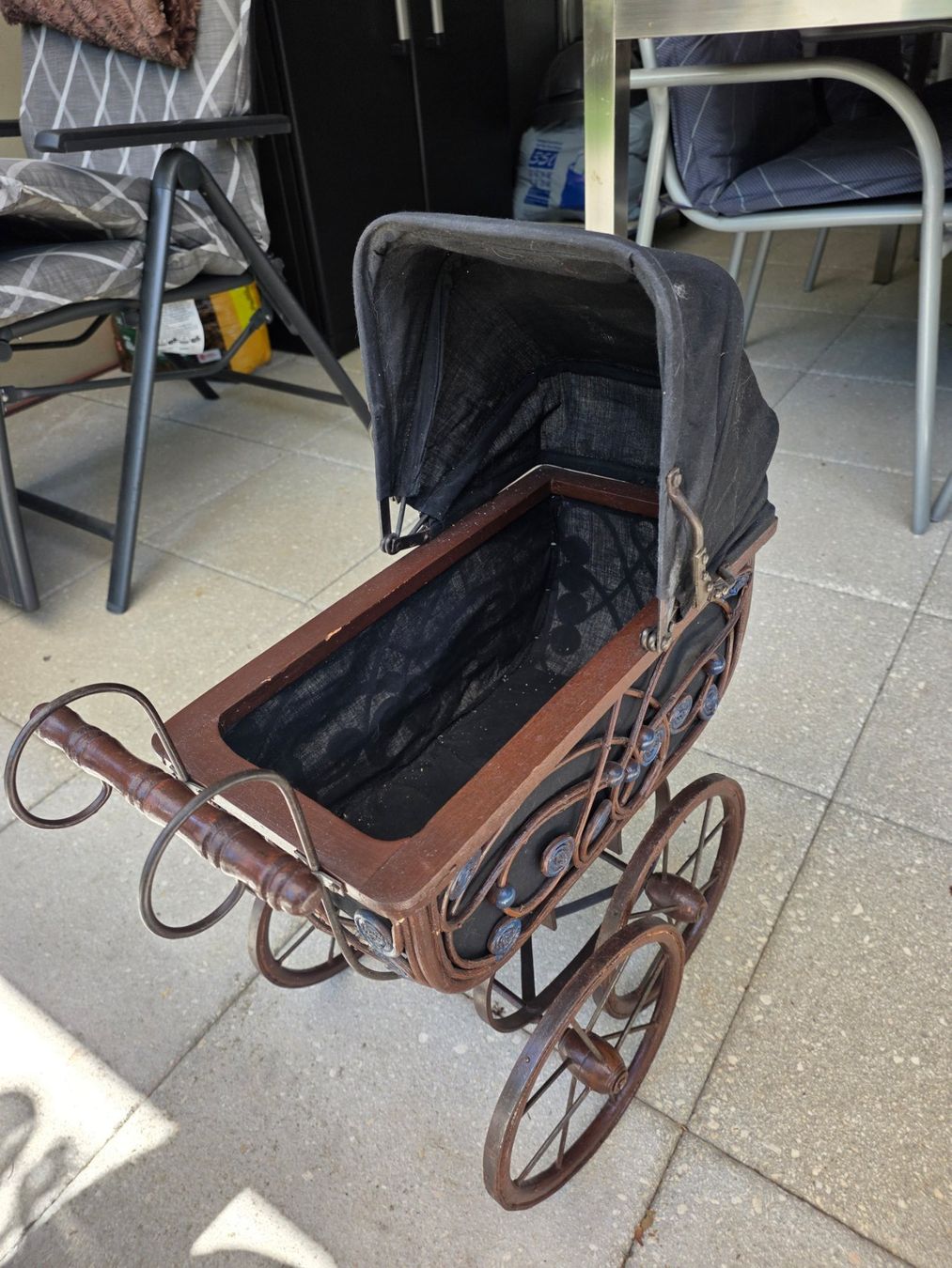 Voitures de poupées: Antiker Puppenwagen – D'occasion à Wangen b. Olten par tarablae10a 3
