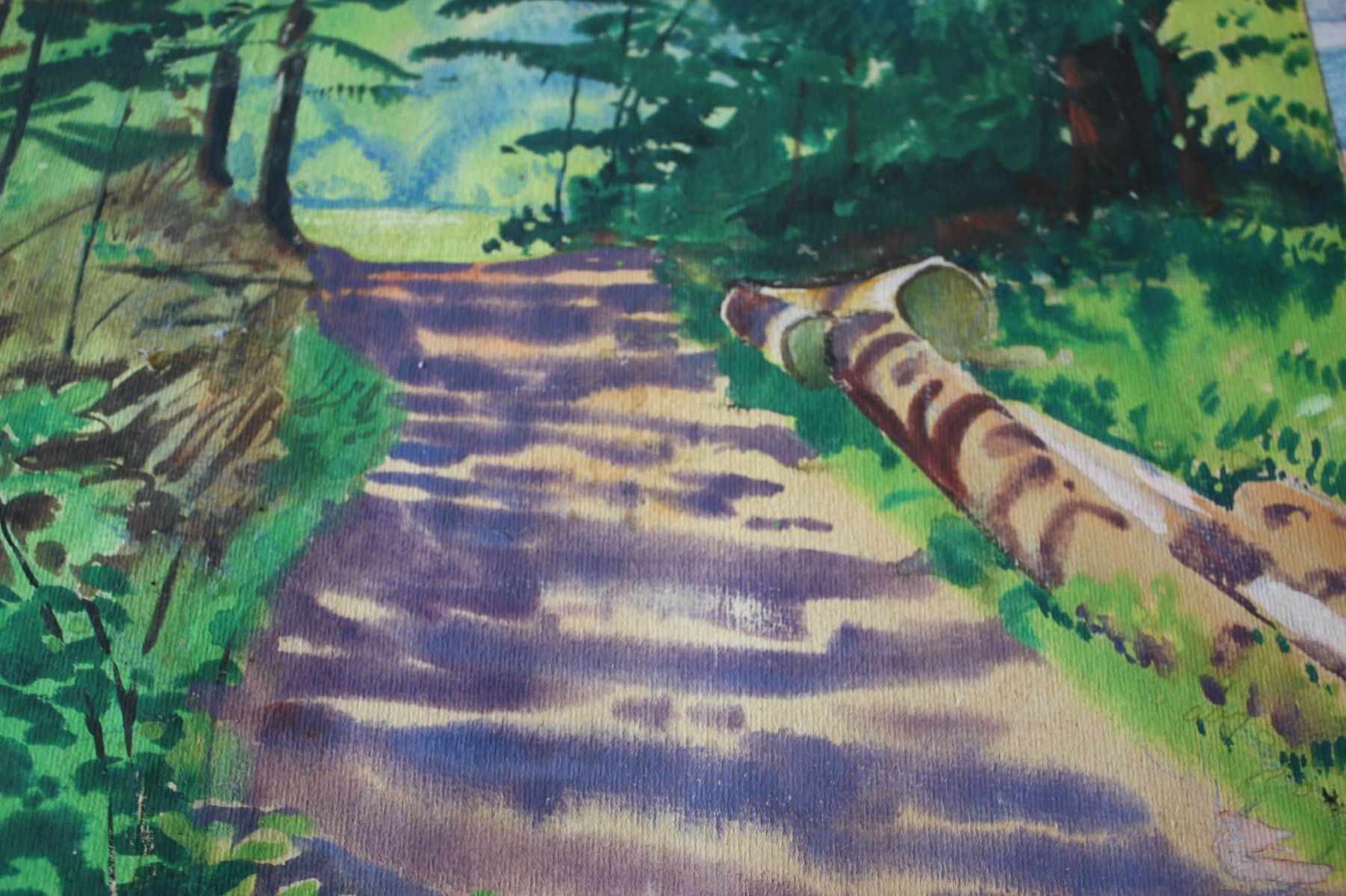 Dipinti: landschaft tempera signiert – Usato da Altstätten SG venduto da sulim 2