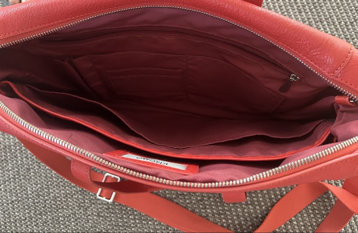 Valigie & Borse: Knomo London Ledertasche, chillirot – Usato da Staufen venduto da F14_tomcat 2