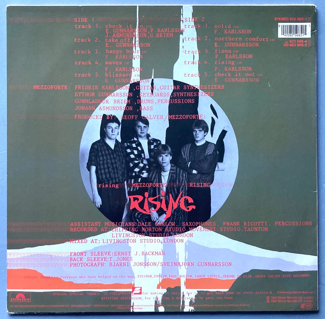 Vinyles: MEZZOFORTE - RISING – D'occasion à Poliez-Pittet par Newtown-Records 1