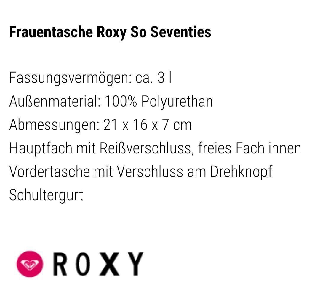 Roxy Taschen für Damen: Umhängetasche 'Seventies' ROXY NEU blau – Gebraucht aus Füllinsdorf von Sunnebliemli7 3