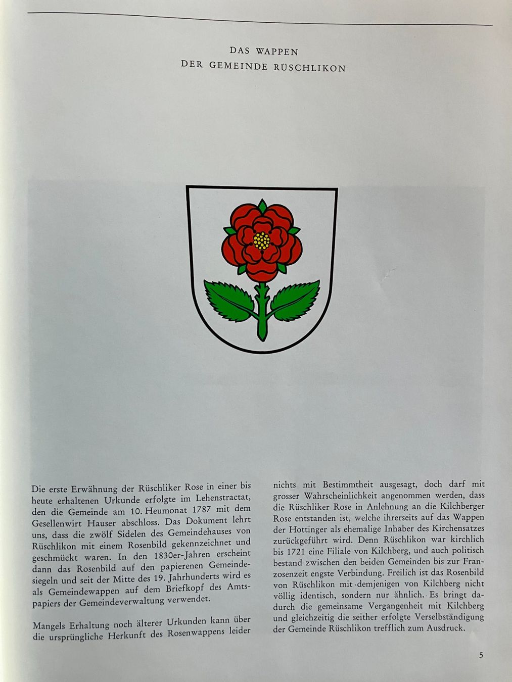 Bücher: Rüschlikon, Heimatbuch der Gemeinde, 2 Bände – Gebraucht aus Männedorf von Amleto3 2