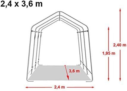 Casette da giardino & serre: Toolport 2,4x3,6m Zeltgarage – Nuovo e nell'imballaggio originale da Bottighofen venduto da zaap 4