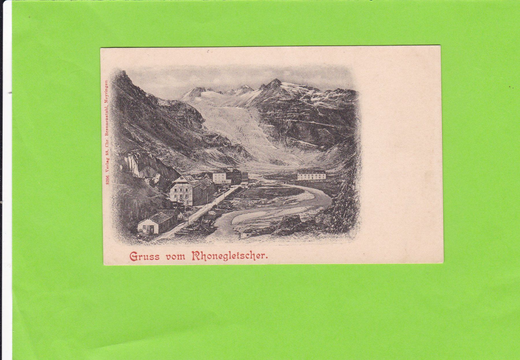 Cartoline postali: Gruss vom Rhonegletscher – Usato da St. Peterzell venduto da neckertal