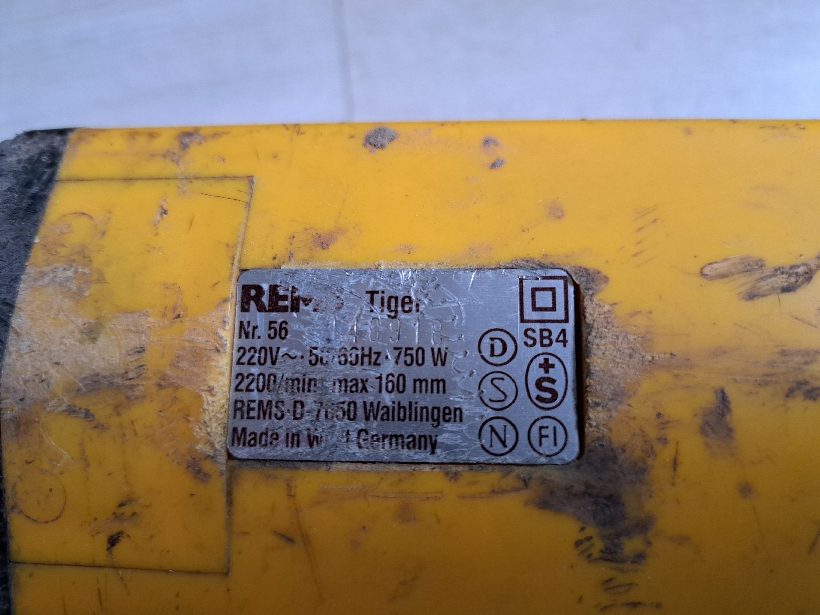 Tutte le macchine: RemsTiger – Usato da Tegerfelden venduto da Spick67 5