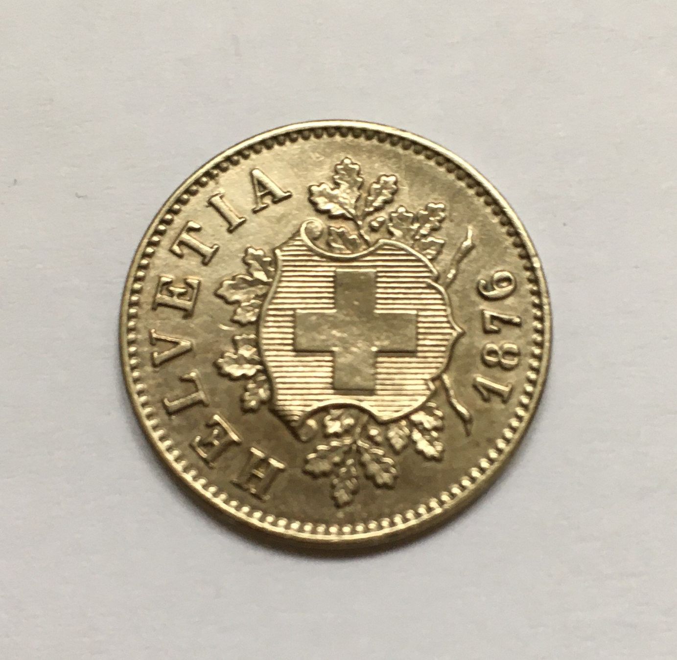 Tutti le monete: 1876 10 Rappen unz – Nuovo (secondo la descrizione) da Kirchberg SG venduto da Zenhad69 1