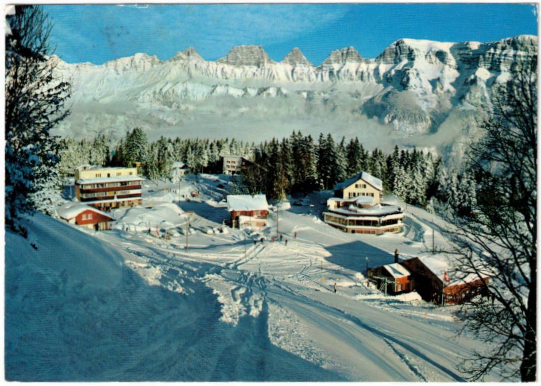 Cartoline postali: Flumserberg - Skilift Tannenheim--Prodalp – Usato da Binningen venduto da Mountainrider