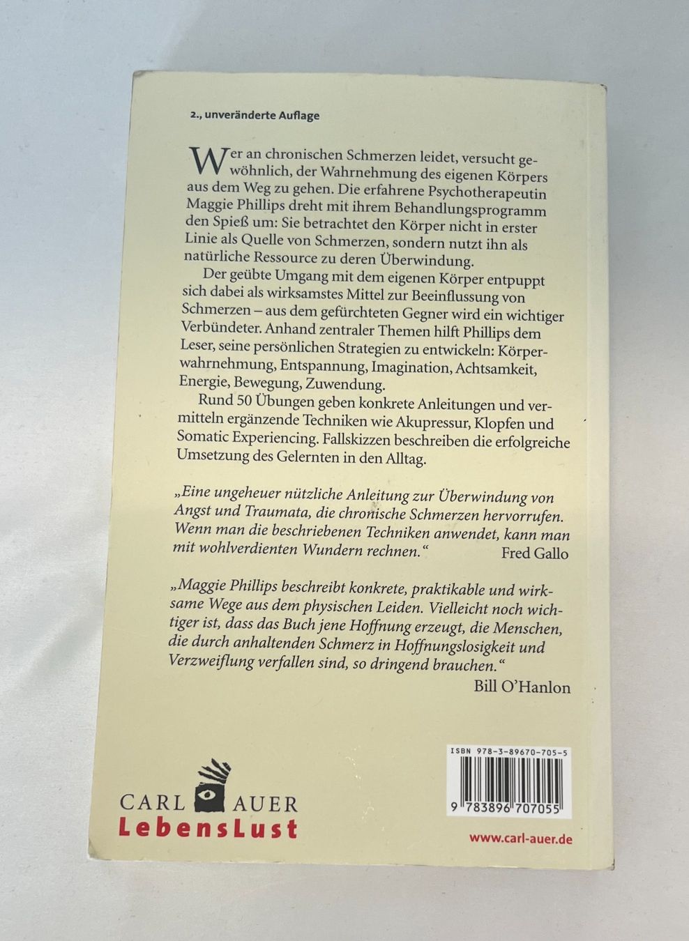 Bücher: Buch Chronische Schmerzen von Maggie Philips – Gebraucht aus Zürich von Drahtzug 1