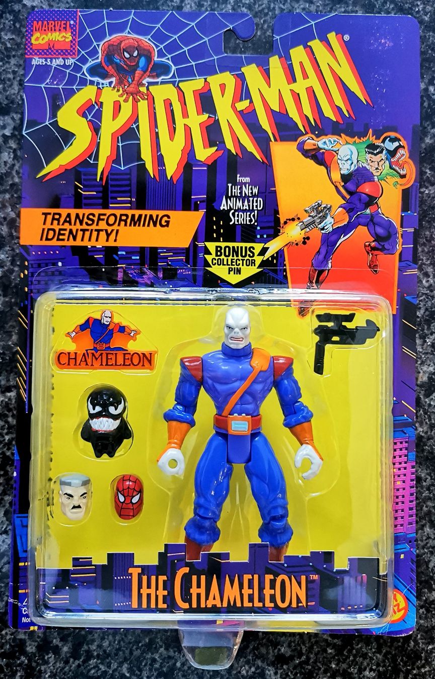 Marvel Statuette: The Chameleon 1995 Action Figur Spiderman Marvel Comics – Nuovo e nell'imballaggio originale da Rorschach venduto da Actionvintage789