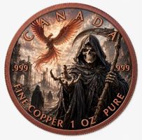 1 OZ Kupfermünze "Canada Reaper and Phönix"
