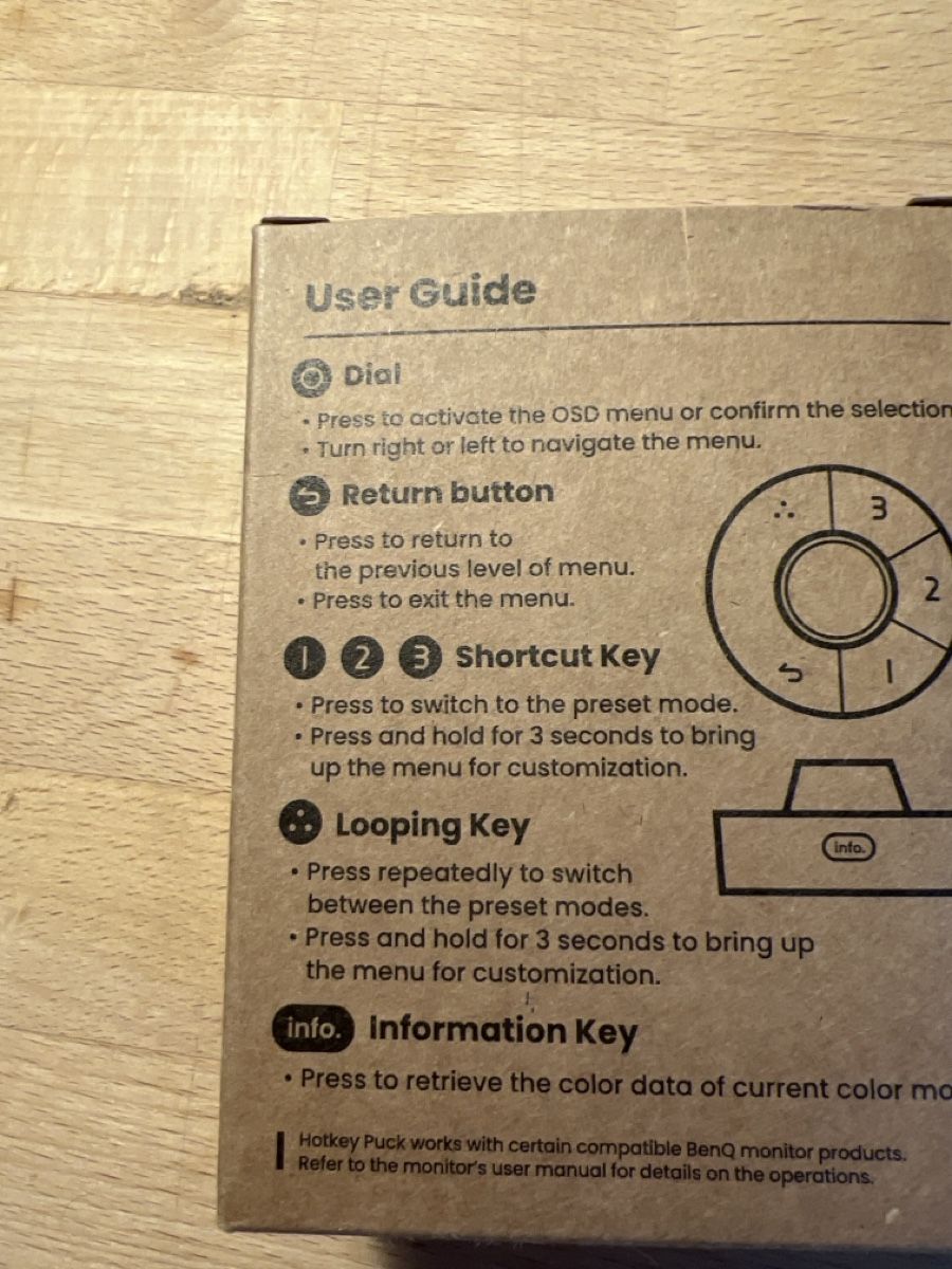 Custodie: BenQ Hotkey Puck G3 original verpackt – Nuovo e nell'imballaggio originale da Bern venduto da Lehmannx1 4