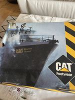 Bottes de travail CAT neuves en cuir noir pointure 44