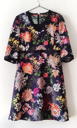 MARC CAIN Cocktail-Kleid Dress Blüten Traum Gr.N2/36 NEU