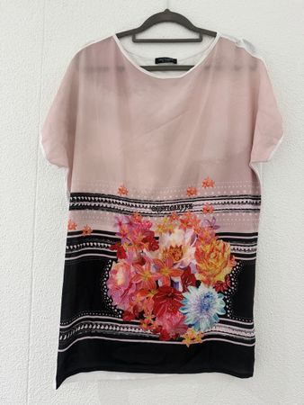 CRISTINAEFFE Milano Shirt Gr. 44 – Flower – Strass & Blumen