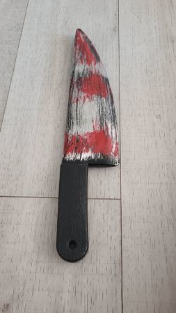 Dekorationsmesser blutiges Kostümzubehör neuwertig