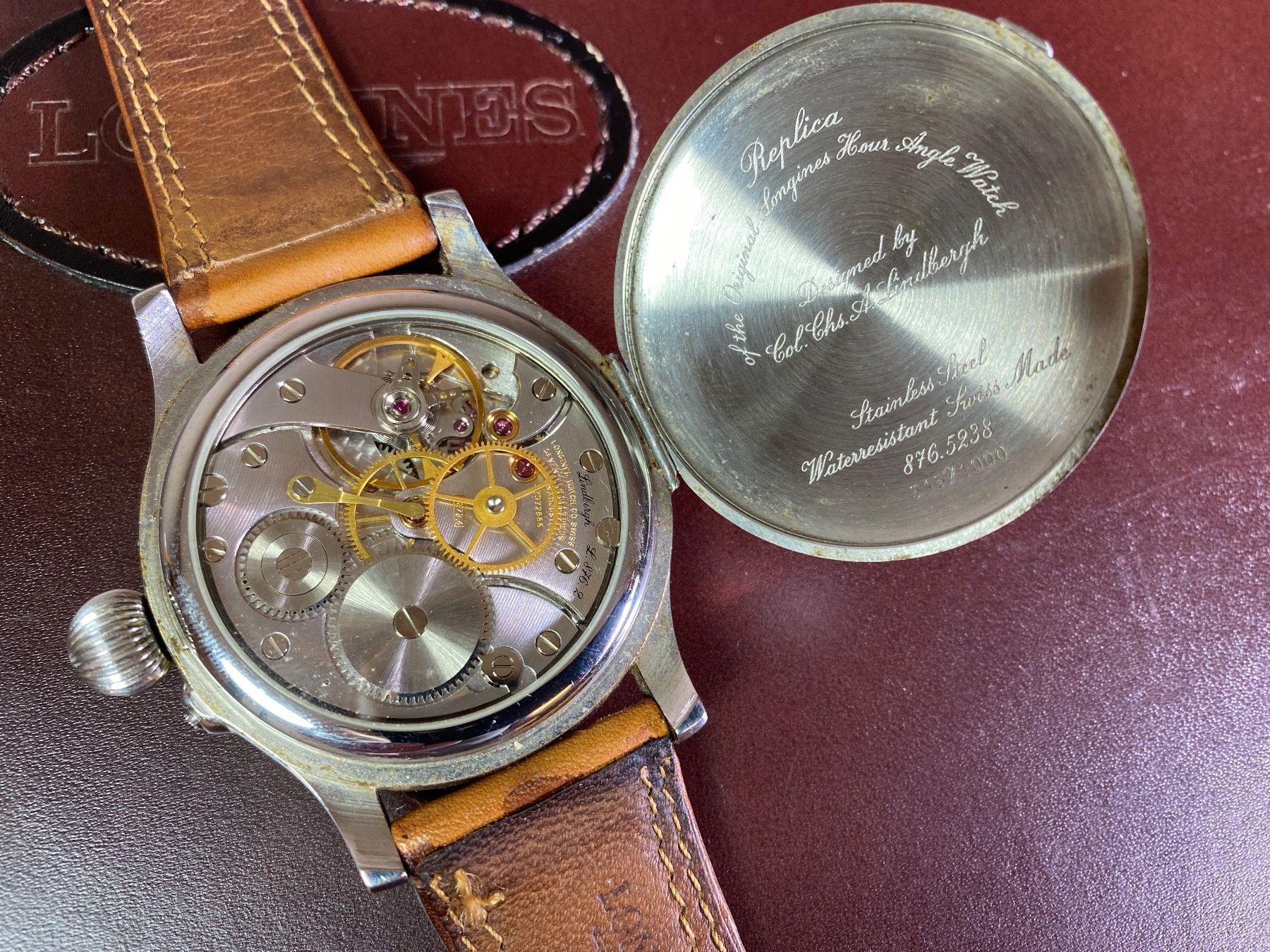 Longines Orologi: The Longines-Lindbergh Hour Angle Watch – Usato da Sarnen venduto da exxusu 3