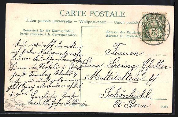 Cartoline postali: Grindelwald, Chalet und Winterhorn im Sc – Usato da Berlin venduto da bartko-reher 1