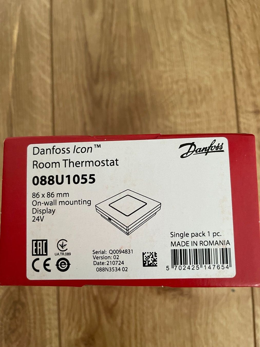 Radiatori: Danfoss Icon Raumthermostat 088U1055 – Nuovo e nell'imballaggio originale da Oberwil BL venduto da baleo_BS