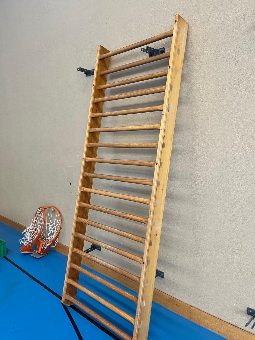 Pareti & prese d'arrampicata: 1er Sprossenwand einfach leicht #3 – Usato da Winterthur venduto da ReUse_Baumarkt 1