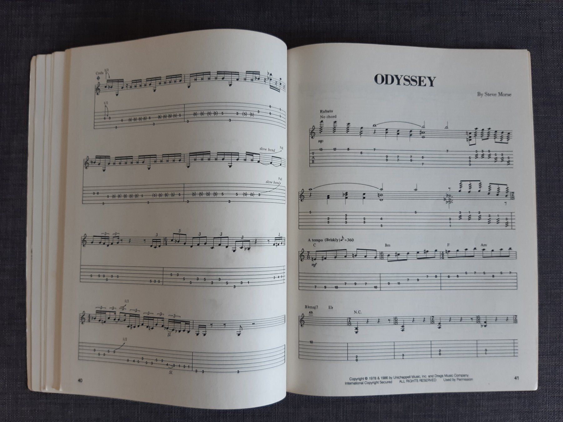 Libri: RAR! Steve Morse Songbook – Usato da Basel venduto da odradek 2