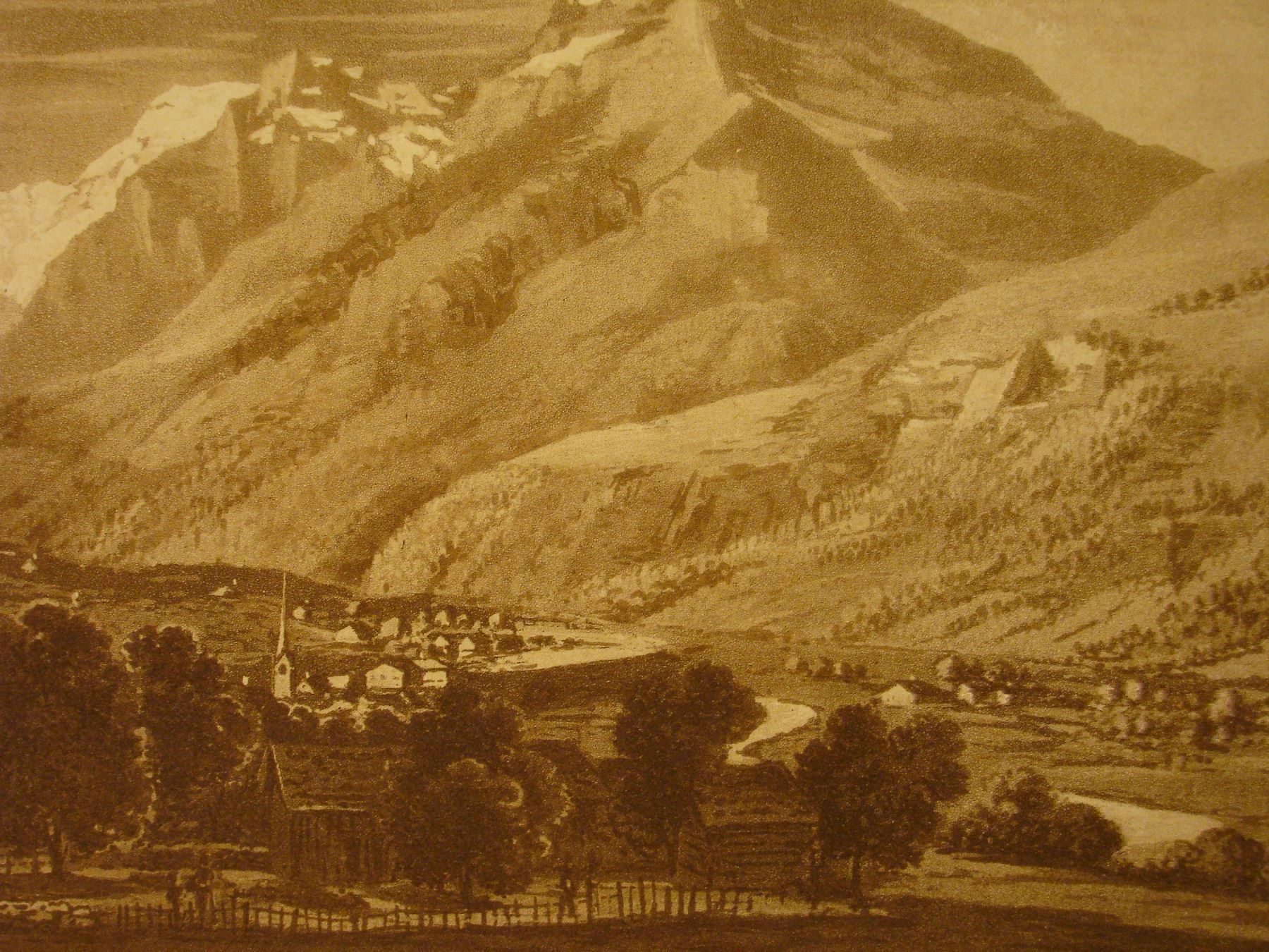 Stiche: LINTHAL, AQUATINTA UM 1850 – Gebraucht aus Grüningen von Kartensammler 3