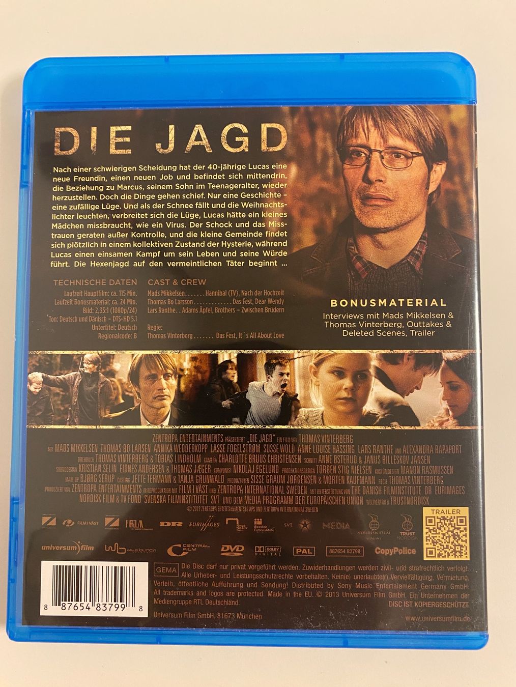 Tous les DVDs: Die Jagd - Blu-ray  - Mads Mikkelsen – D'occasion à Zürich par m7lx 1