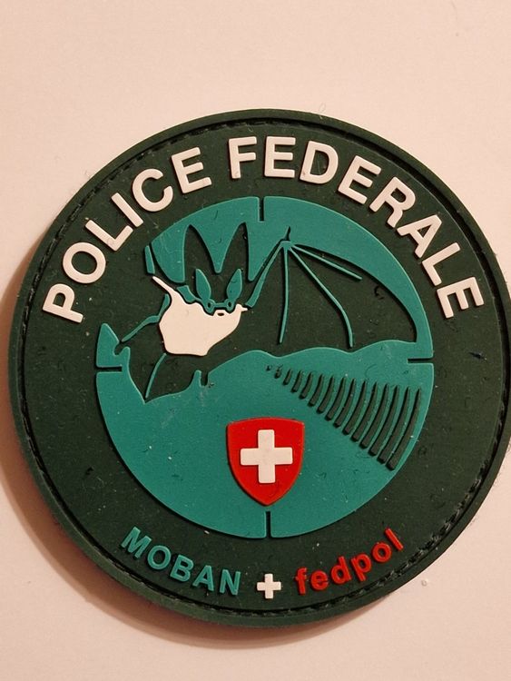 Polizei Badge Police Fédérale Pvc Klett Kaufen Auf Ricardo