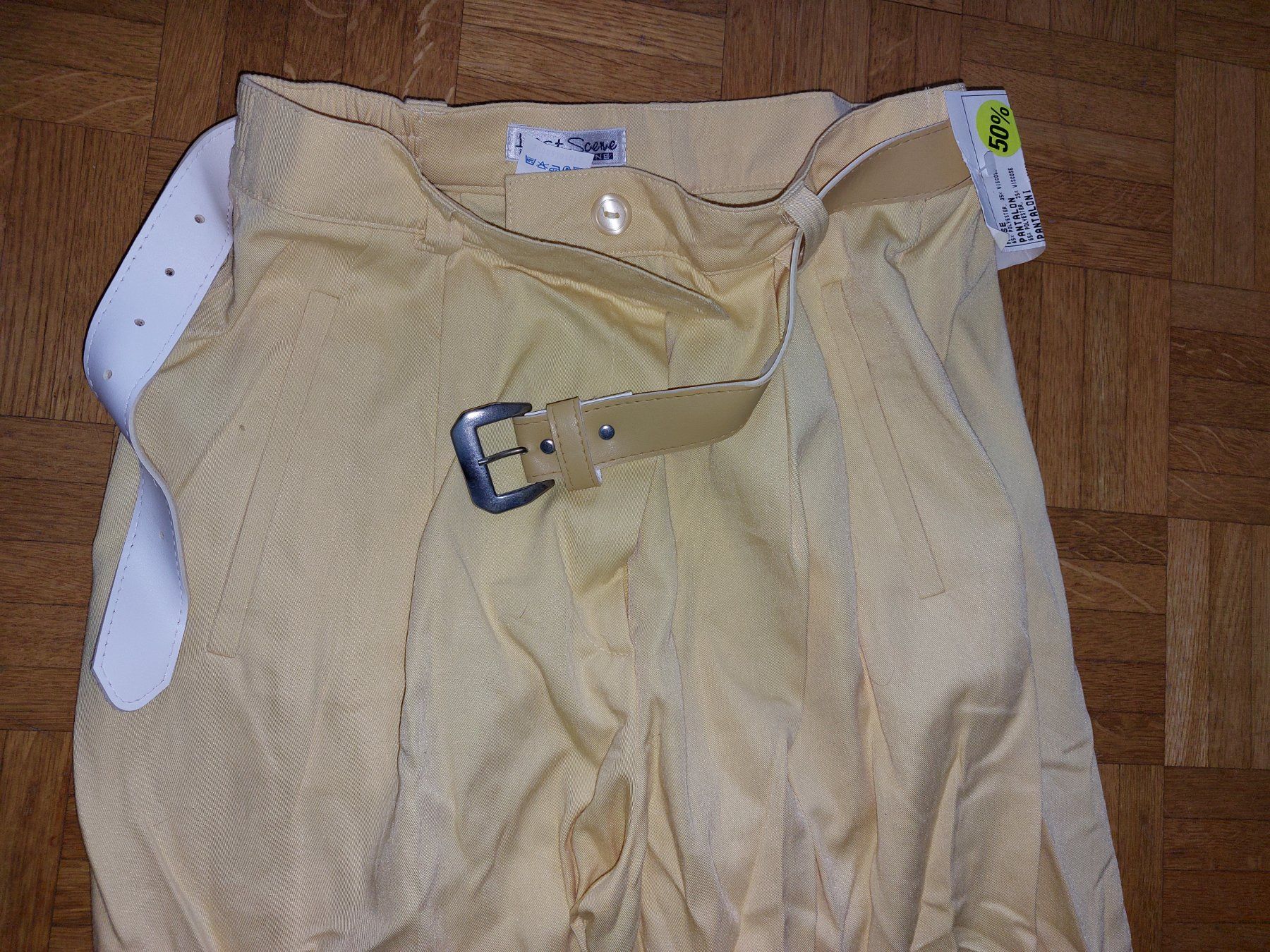 Pantaloni: Hose, Grösse 40, Farbe: gelb – Nuovo (secondo la descrizione) da Escholzmatt venduto da Stern777 1